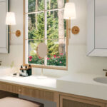 Caesarstone 1001 Riverlet quartz worktop close-up