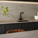 513 Striata | Grey Veined Ceramic Kitchen Countertop