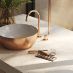 Caesarstone 5144 Rossa Nova Bathroom