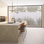Caesarstone 542 Mosstone Modern Kitchen