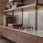 Caesarstone 8103 Calacatta Nobella Interior design