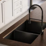 Caesrstone Porcelain 310 Majesty Metal living room and kitchen