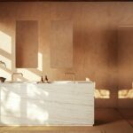 Caesarstone Porcelain 534 Everline Bathroom