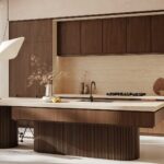 Caesarstone Porcelain 551 Travina kitchen
