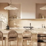 Caesarstone Porcelain 584 Opal Taj kitchen