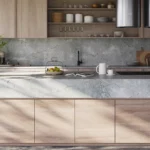 Caesarstone Porcelain 908 Northern Ice kitchen