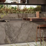 Caesarstone Porcelain 910 Silver River outdoor kitchen
