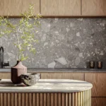 Caesarstone Porcelain 912 Terra Flake kitchen