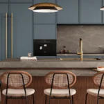 Caesarstone Porcelain 913 Ice Stone kitchen