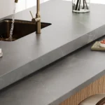 Caesarstone Porcelain 913 Ice Stone kitchen