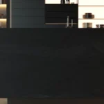 Caesarstone Porcelain 916 Black Eclipse kitchen